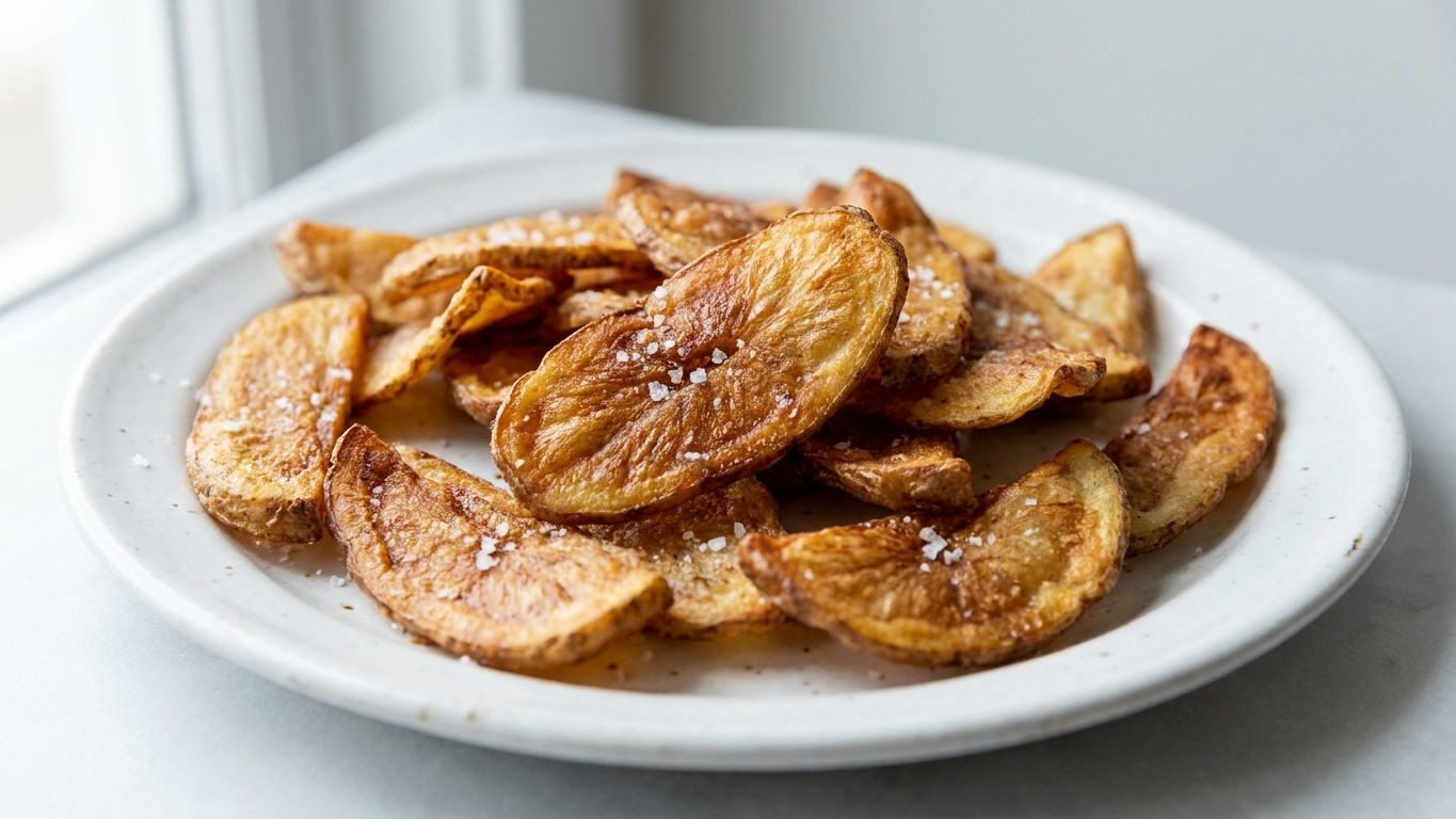 J'ai versé mes épluchures de pommes de terre dans l'airfryer avec un filet d'huile juste pour voir : mes invités ont repos...