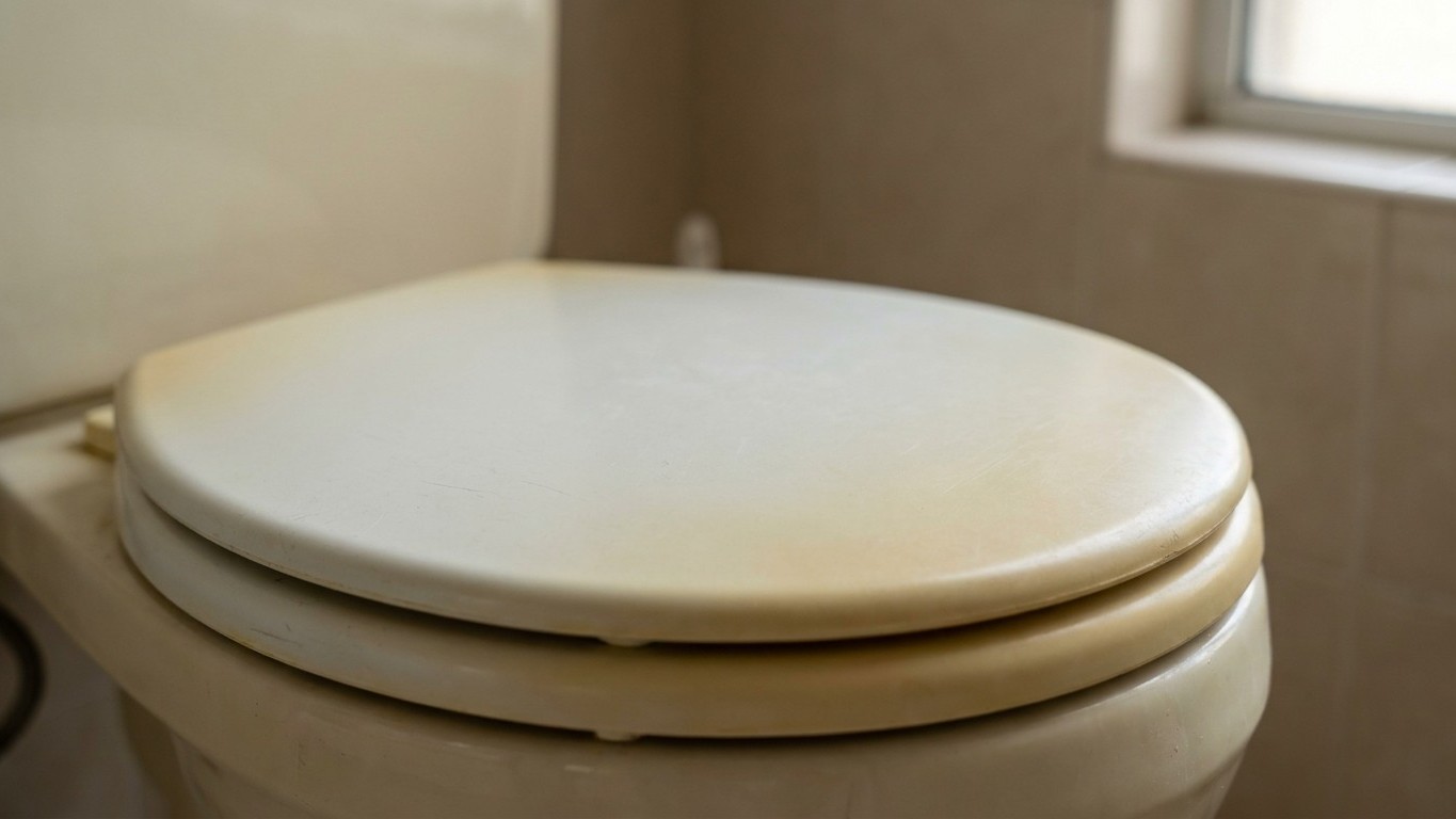« Je pensais que c'était de la saleté » : pourquoi une lunette de WC jaunie ne redevient jamais blanche avec un produit mé...