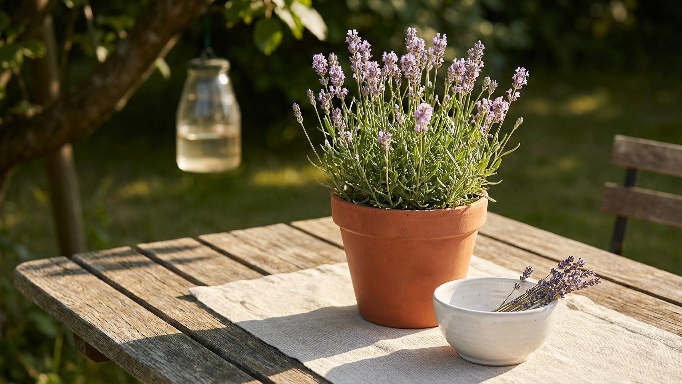 Je posais mes coupelles de lavande sur la table de jardin en pensant bien faire : un voisin m'a montré ce que le piège acc...