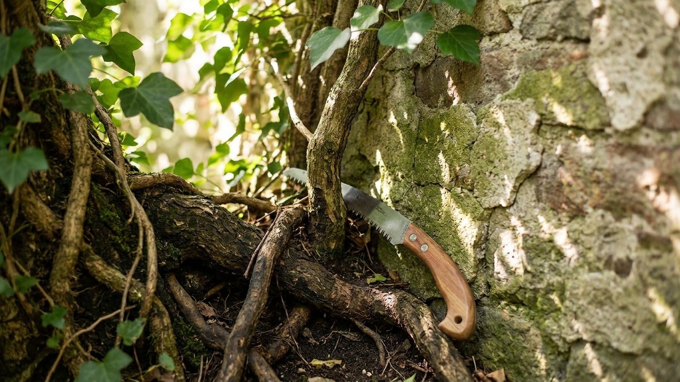 Je tirais sur les lianes de mon pignon chaque automne depuis des années : un façadier m'a montré le seul endroit où il fal...