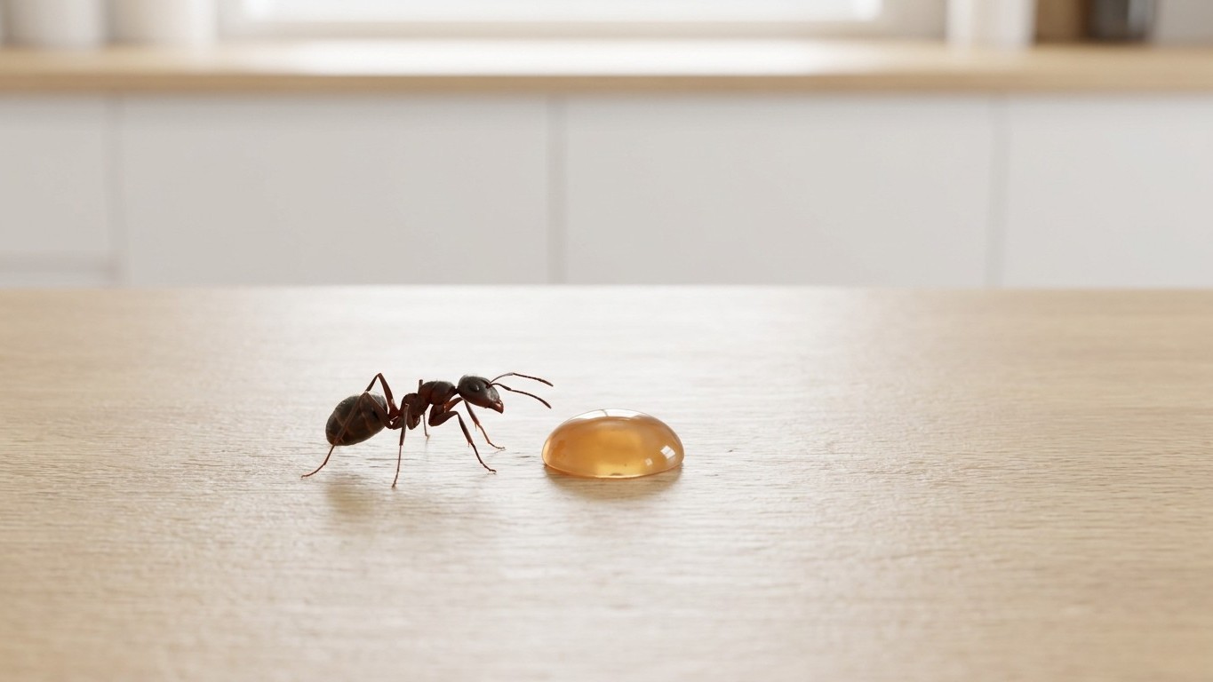 On s'obstine tous à écraser les fourmis qui traversent la cuisine, alors que ce gel déposé sur leur passage remonte jusqu'...