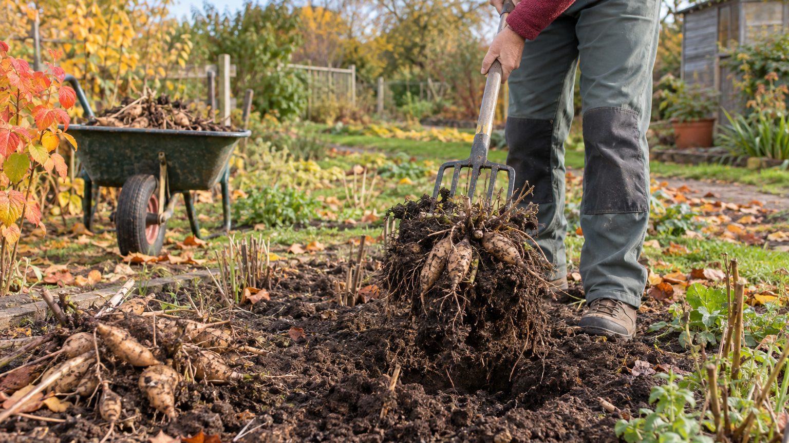 Comment hiverner les dahlias : déterrer, sécher et stocker les tubercules sans qu'ils pourrissent